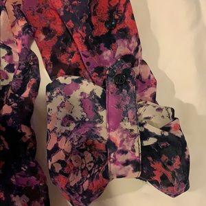 Express floral portfino 3/4 /full sleeve button-up